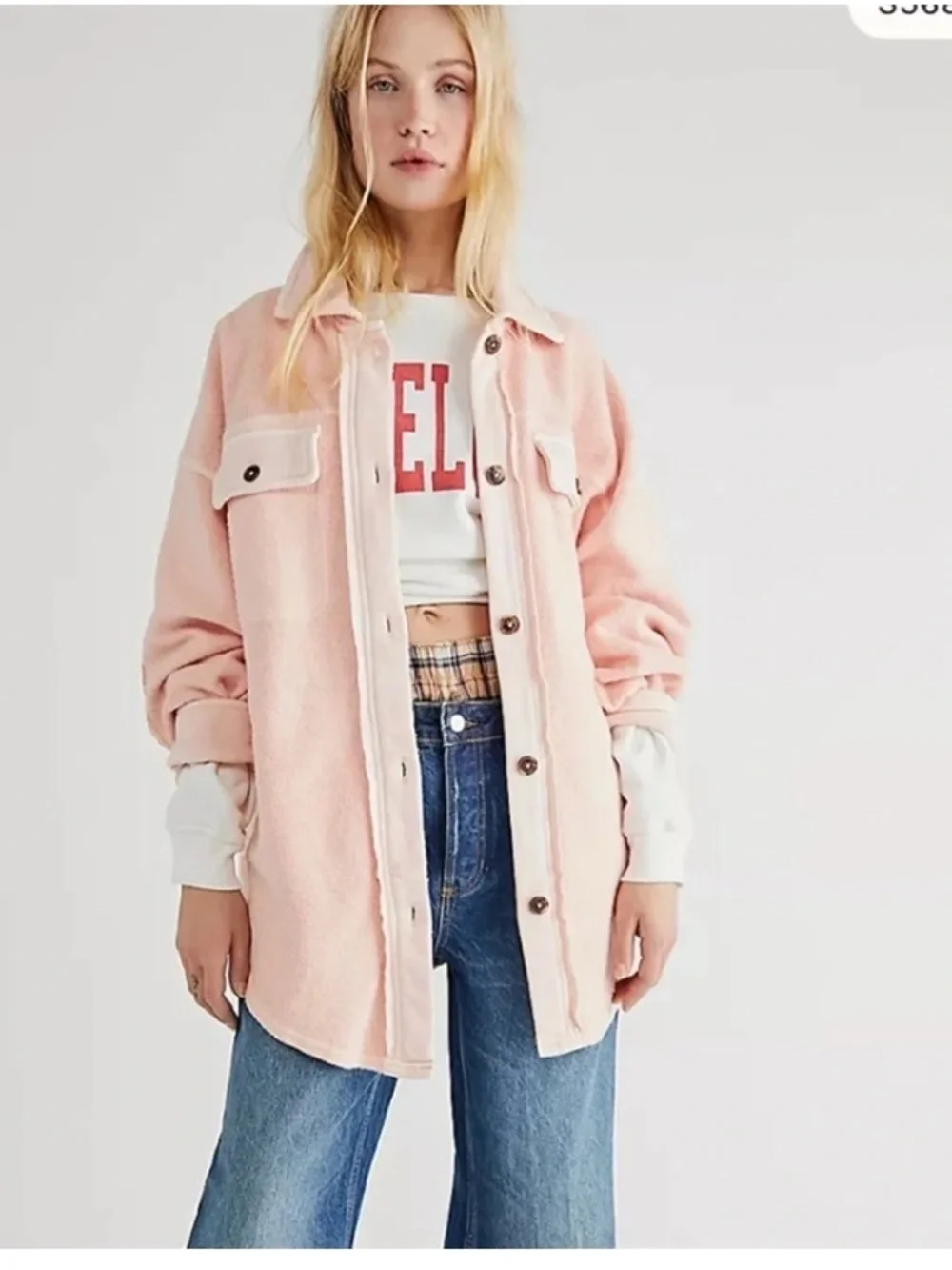 Free People Ruby Long Sleeve Shacket - M